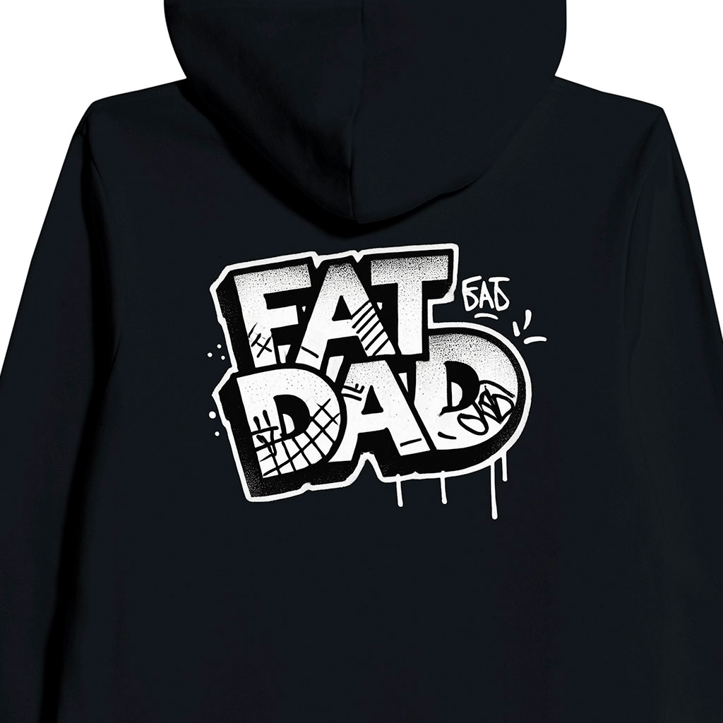 sticker pack with funny fat dad crypto designs, product photography